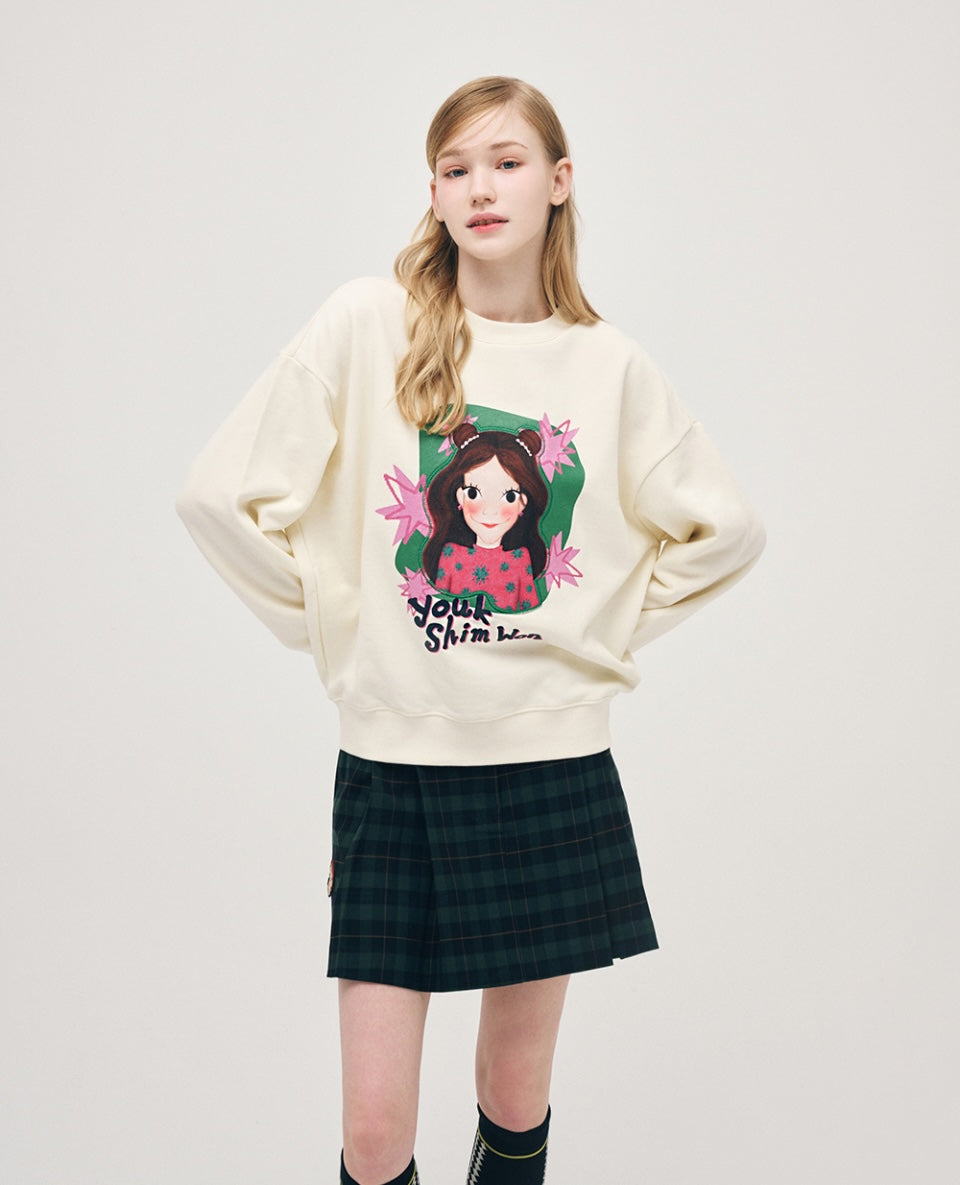 Star Graphic Sweatshirt F Luna