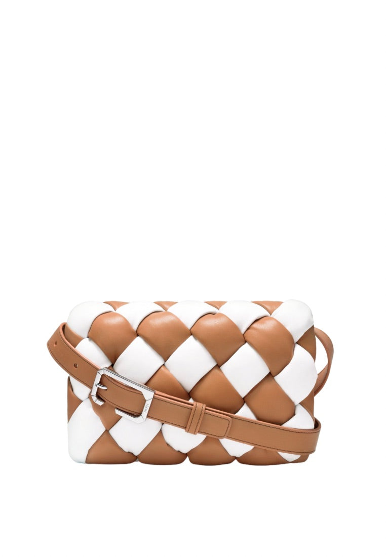 Maze Bag - White & Tan