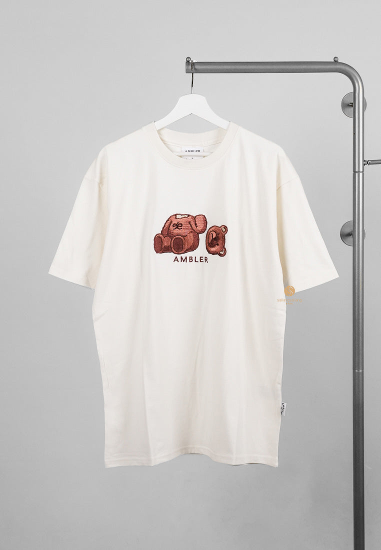 [DEFECT SALE 316] T-Shirt Oops Bear Cream NEW size L