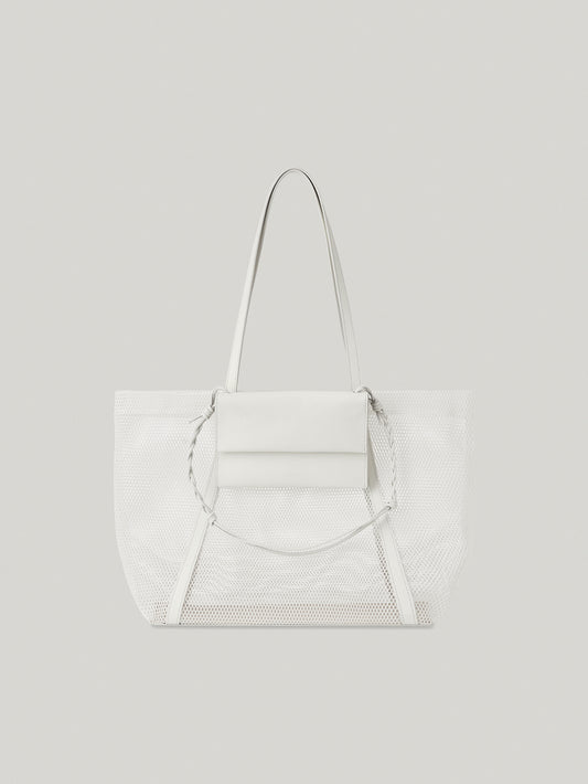 2WAY MESH BAG off white