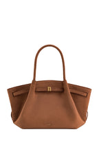 Hana Medium Faux Suede Tote Bag - Brown