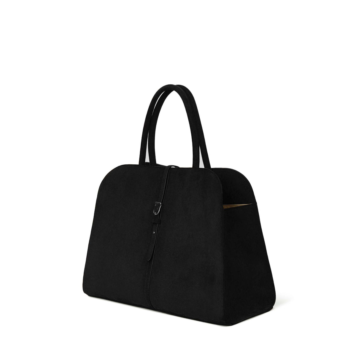 Blanc Large Suede Black
