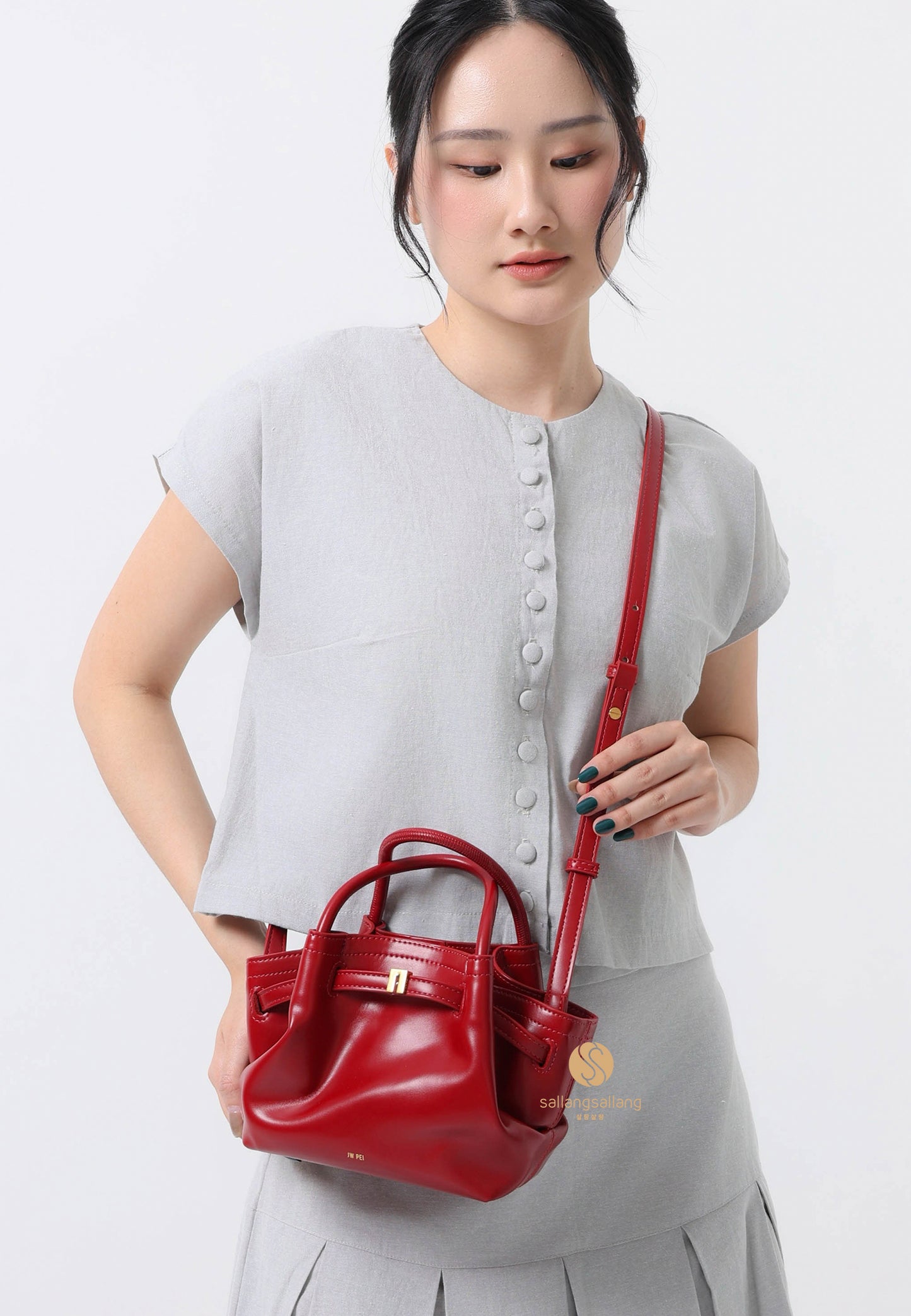 Hana Mini Tote Bag - Claret