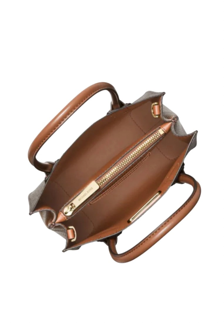 Mercer Medium Messenger in Signature Brown