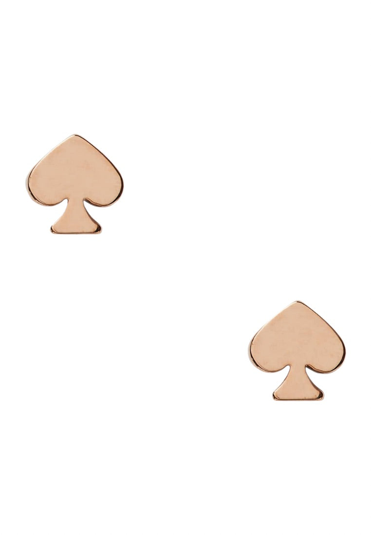 Signature Spade Mini Studs Rose Gold