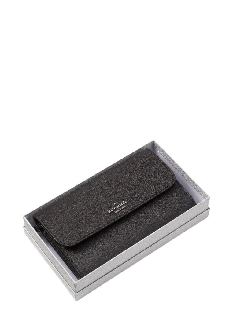 Tinsel Boxed Medium Phone Wristlet Black