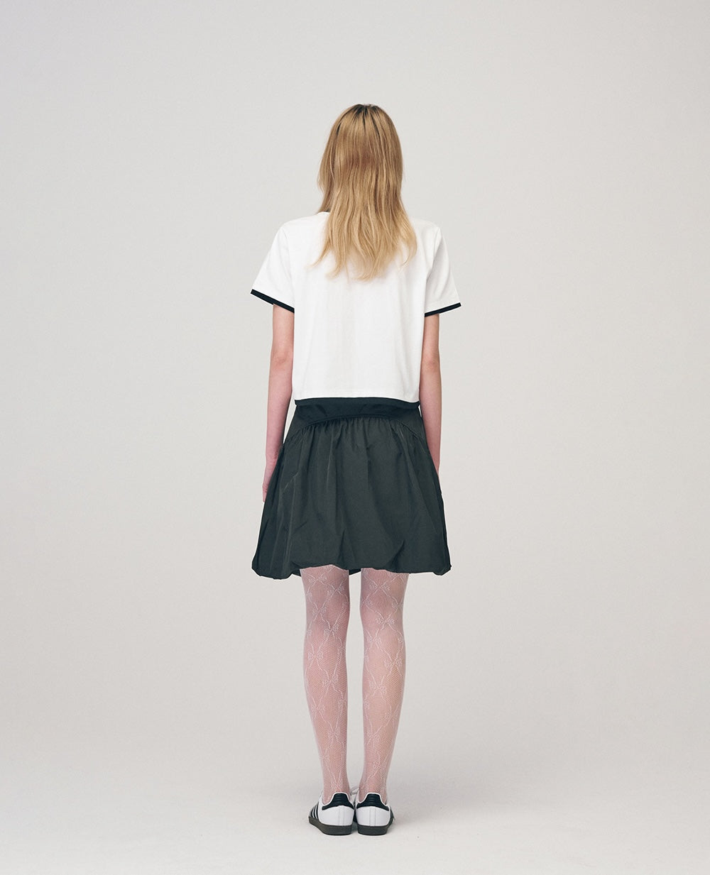 Dot Lady Crop T-Shirt F Ria