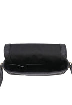 Mini Leather Crossbody Black
