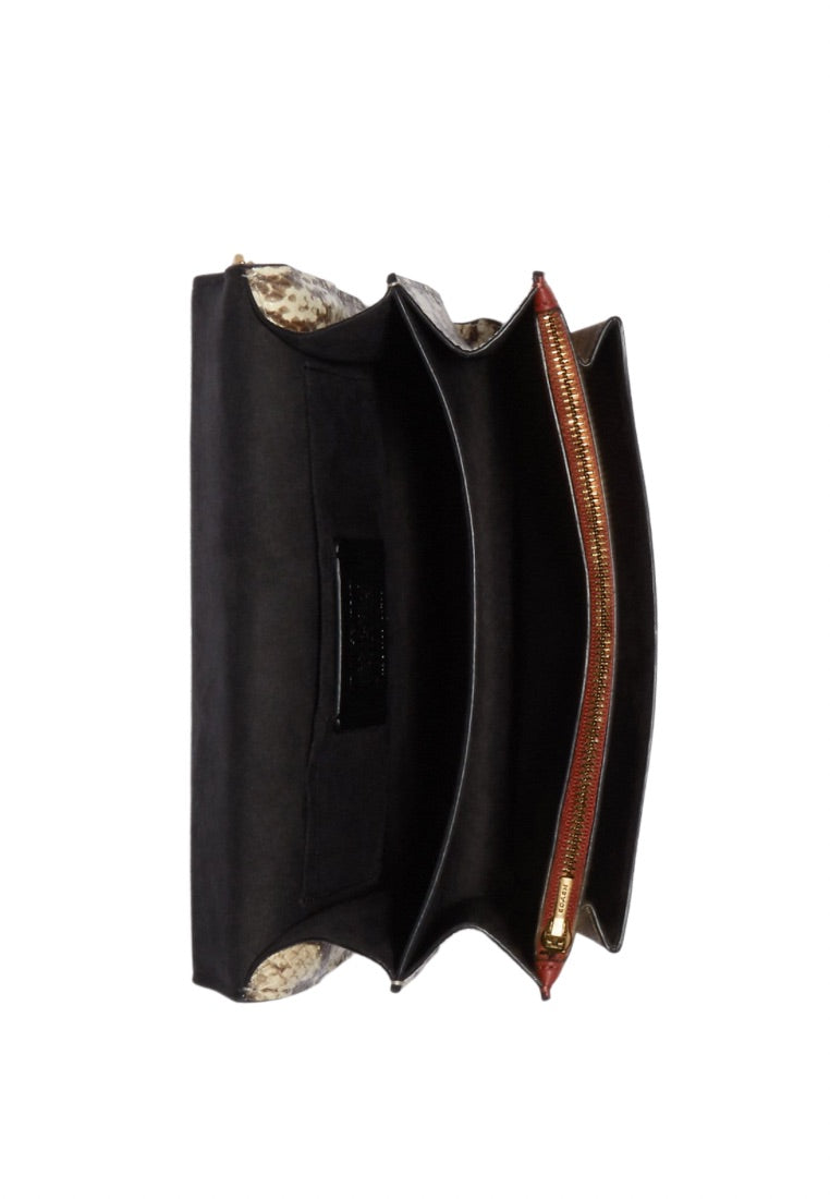 Klare Crossbody In Signature Canvas With Rivets Khaki Multi