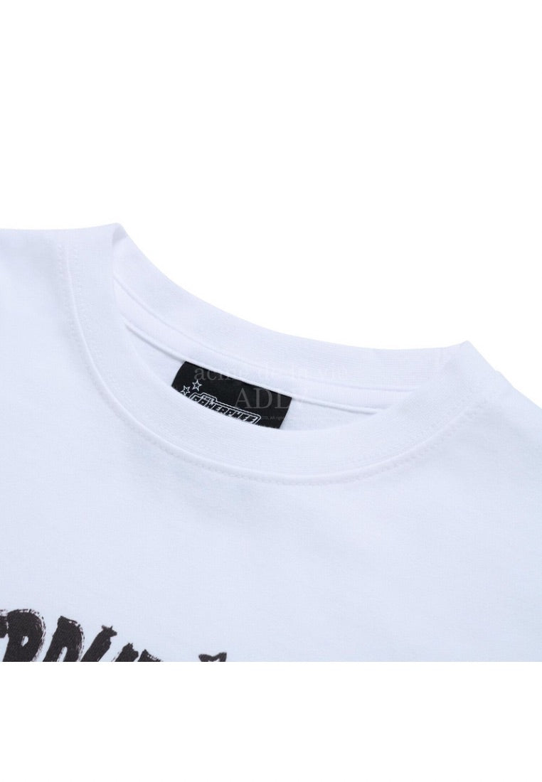 The Powerpuff Girls x Acmedelavie Crayon Artwork Crop T-Shirts White
