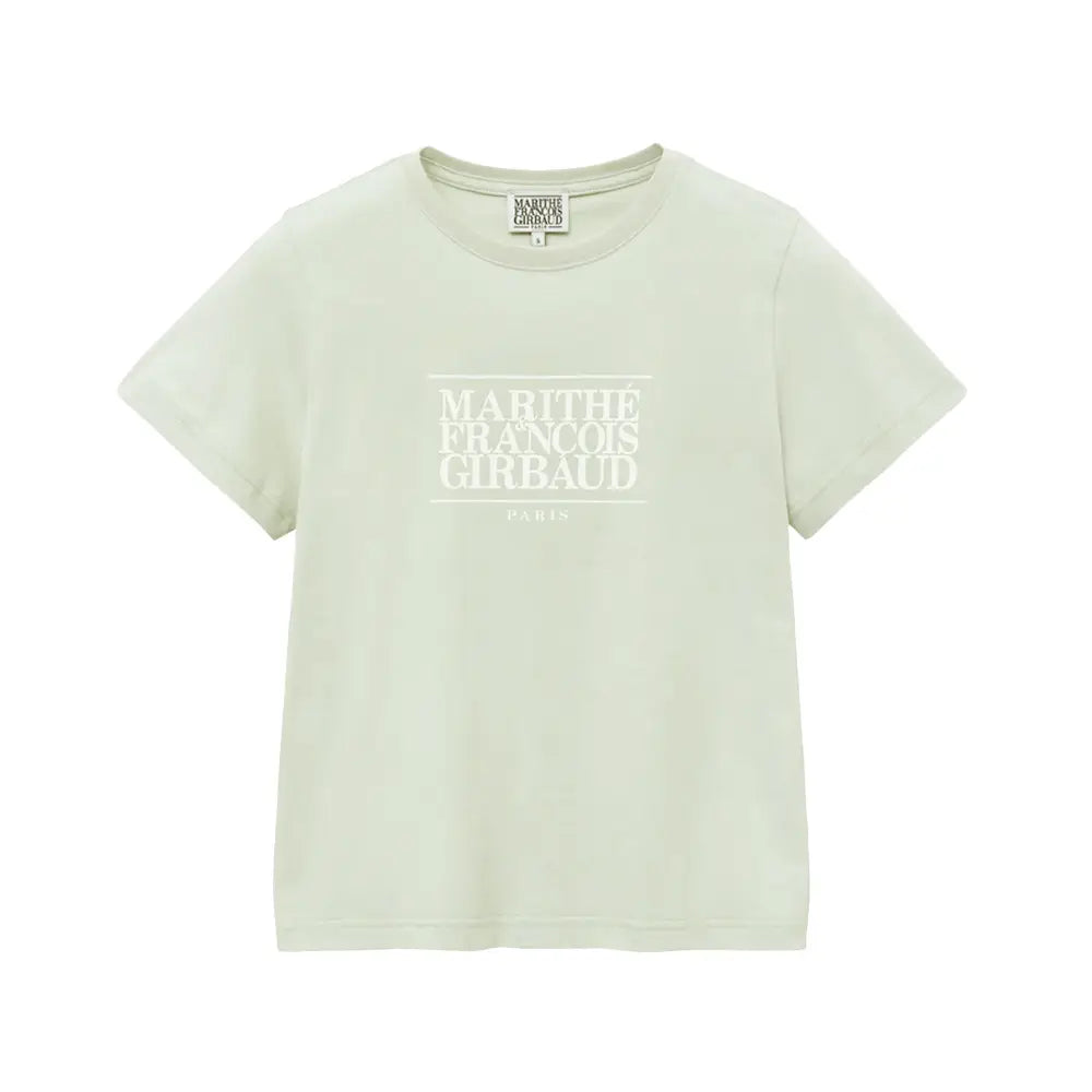 W CLASSIC LOGO TEE light green