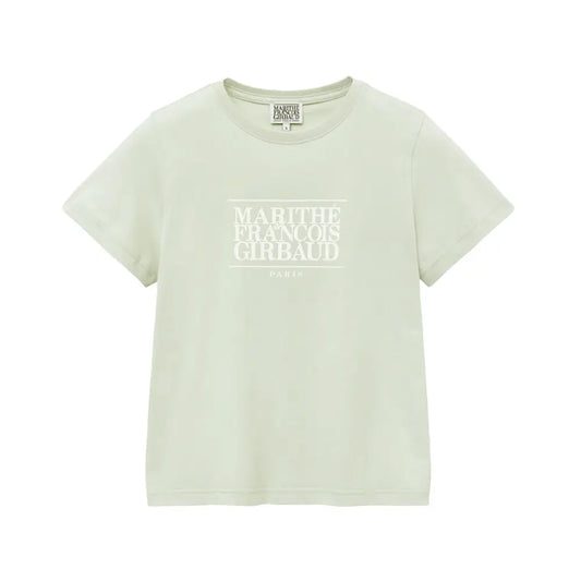 W CLASSIC LOGO TEE light green