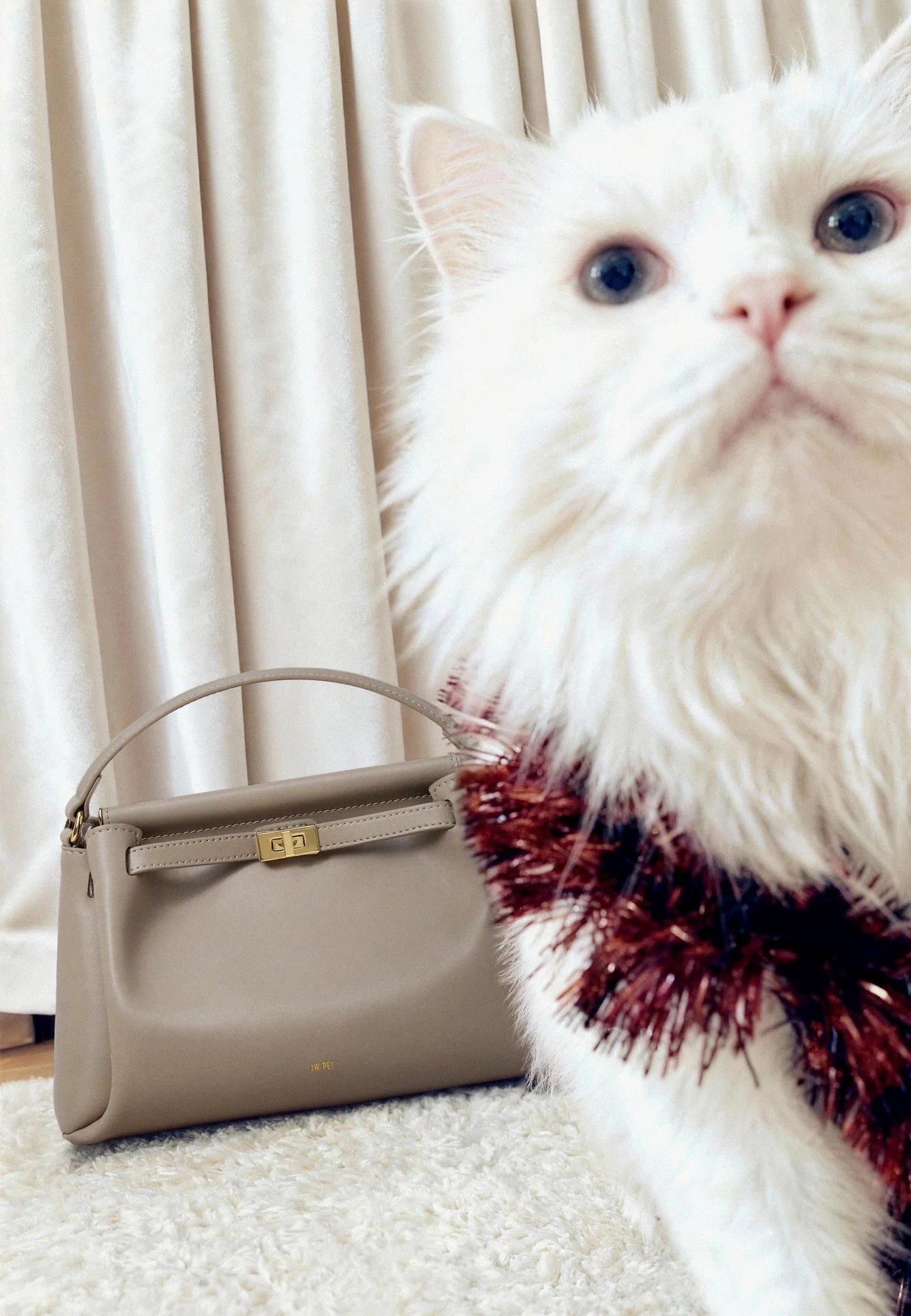 Carmen Top Handle Bag - Apricot