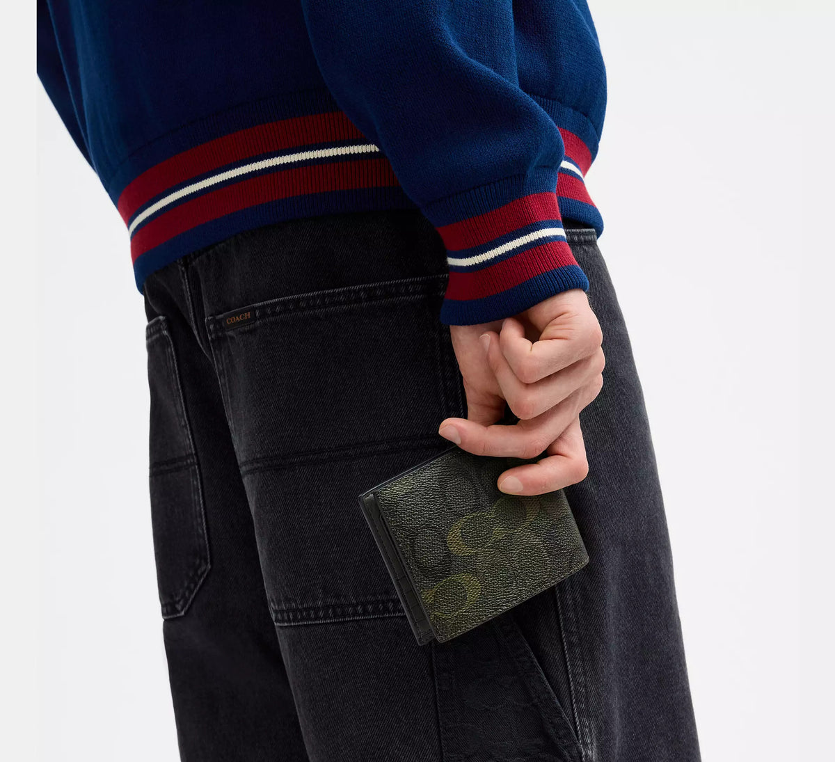 3-In-1 Wallet In Signature Camo Print Green