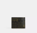 3-In-1 Wallet In Signature Camo Print Green