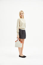 Aileen Canvas Bag L / Brown