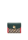 Half Wallet Multi Green