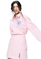 Oxford Shirt Stripe Pink Blue