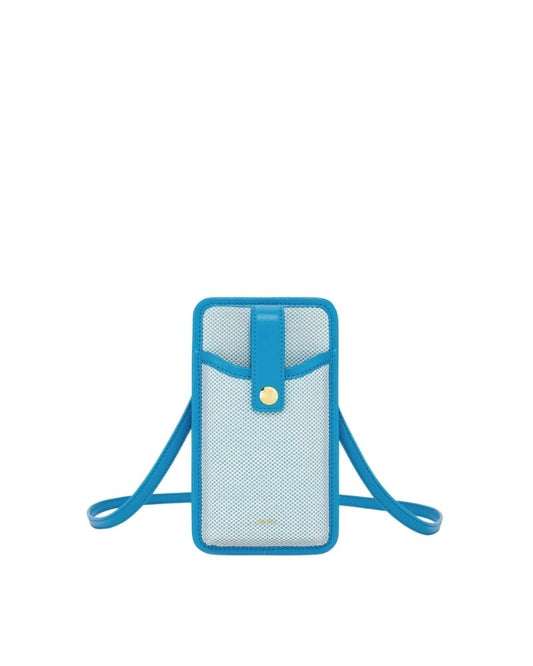 Aylin Canvas Phone Bag - Lake Blue