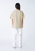 Teddy Bear Doll Friends Short Sleeve T-Shirt Beige