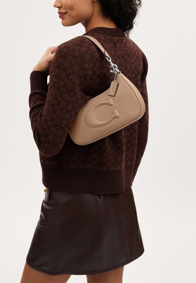 Teri Shoulder Bag Silver Taupe