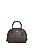 Sydney Satchel In Signature Canvas Brown Black