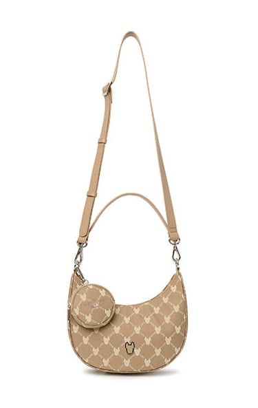 Classic Radogram Hobo Bag Pattern Brown