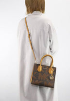 Mercer Medium Messenger in Signature Marigold