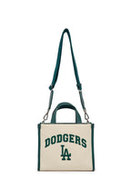 Varsity Basic Canvas S-Tote Bag LA DODGERS cream