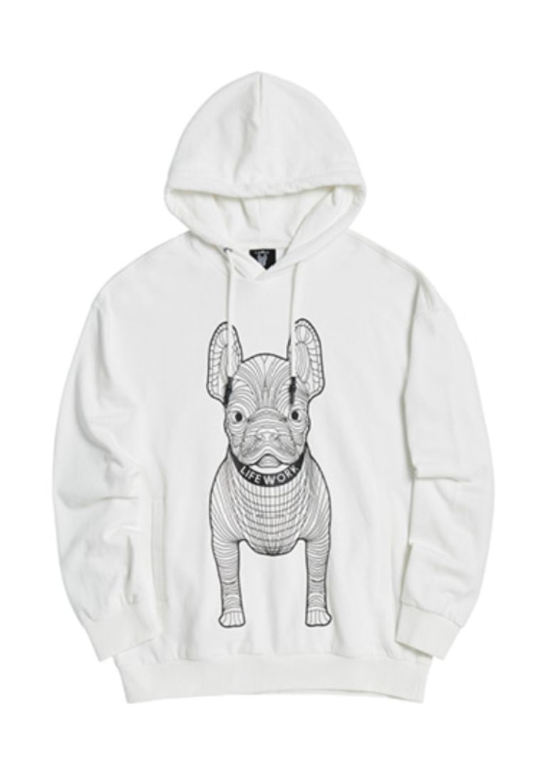 Radog Big Logo Hoodie Off White
