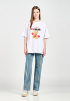 I LOVE TEDDY BEAR Short Sleeve T-Shirt White