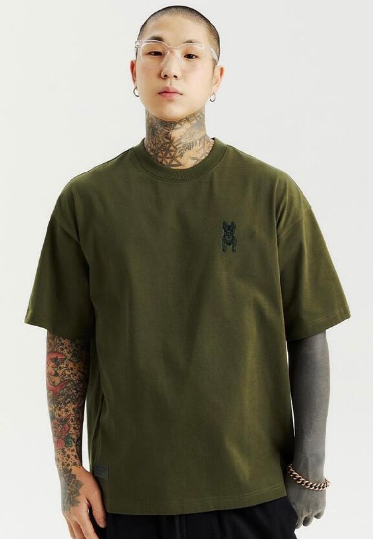 Silicon Radog T-Shirt Khaki