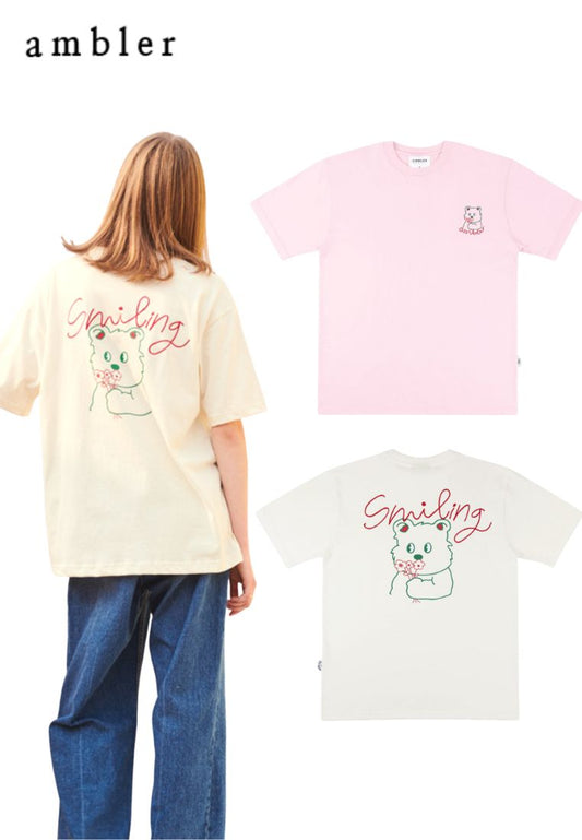 Overfit T-Shirt Smiling