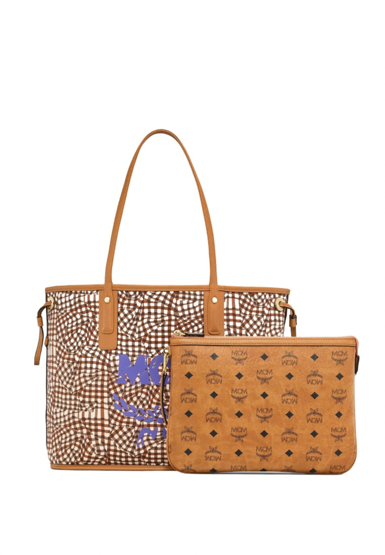Reversible Liz Shopper in Visetos Cognac