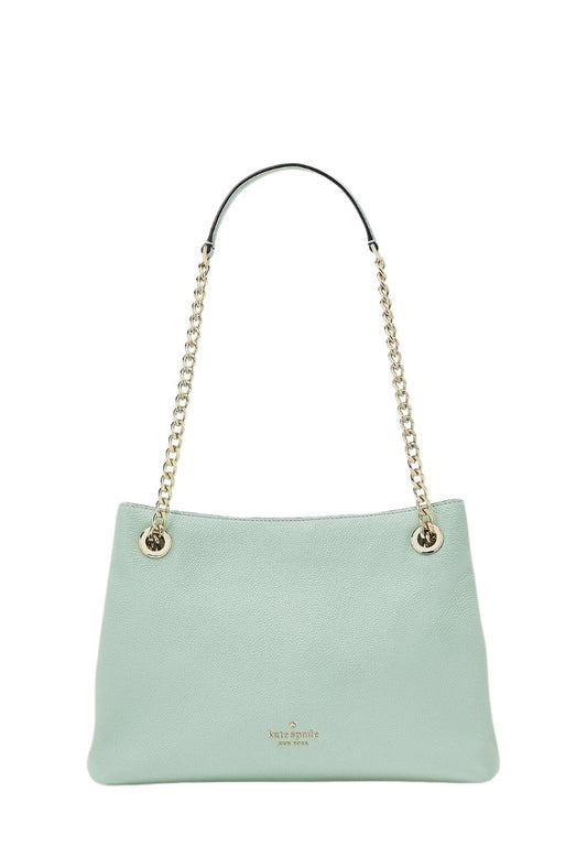 Halle Chain Shoulder Bag Seawater