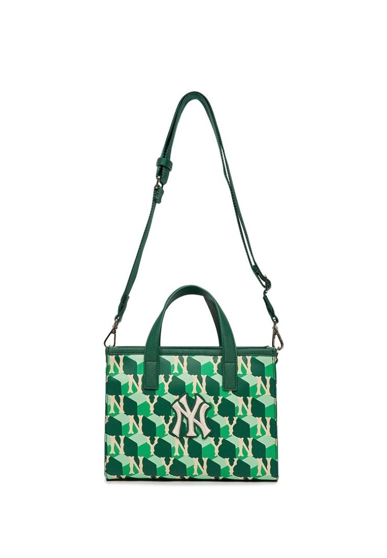 Cube MONOGRAM S-Tote Bag NEW YORK YANKEES green