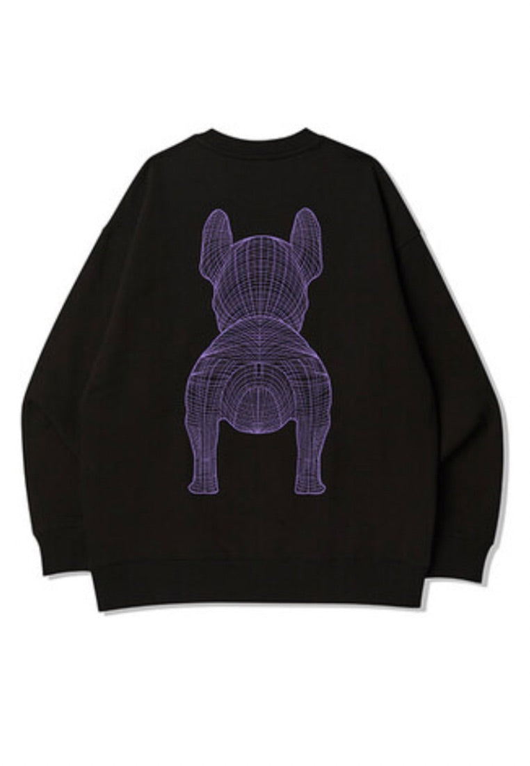 Big Radog Sweatshirt Natural Black