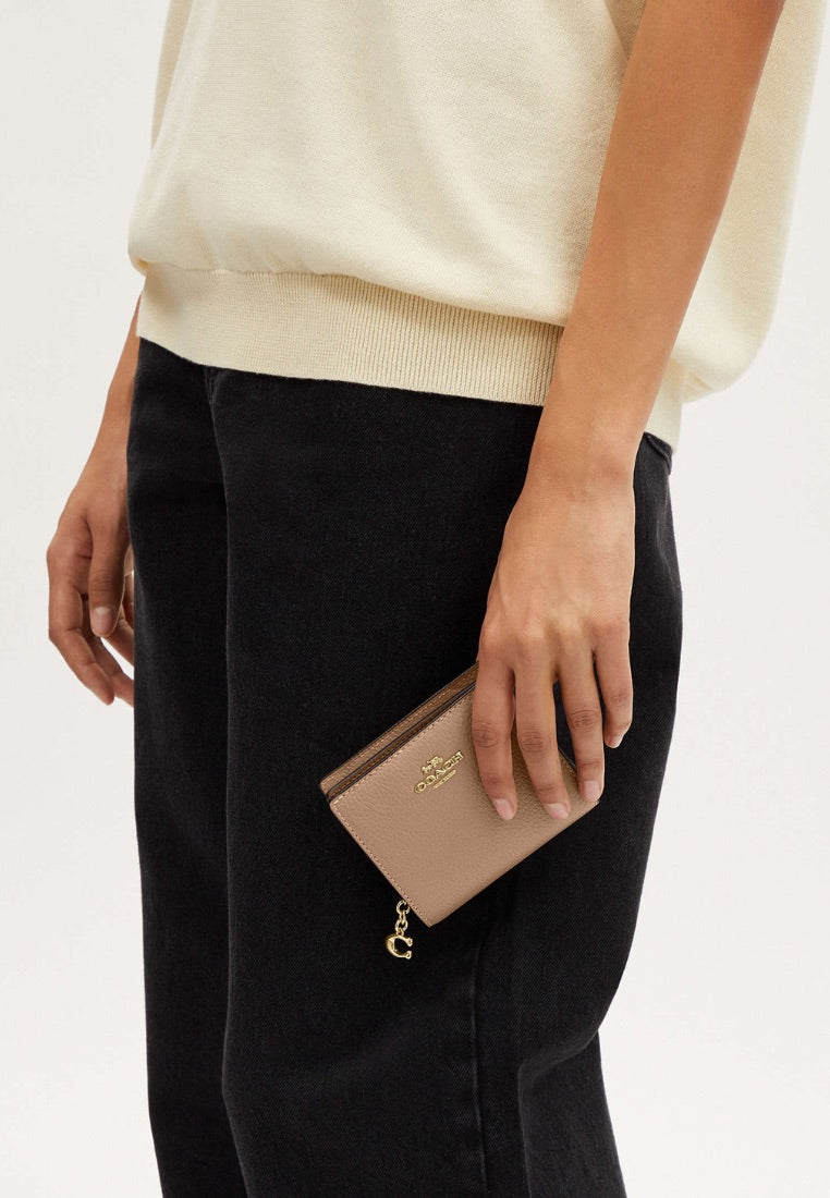 Snap Wallet Gold Taupe
