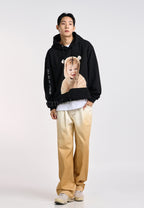 Baby Face Hoodie Black Bear Doll