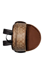 Court Backpack In Signature Canvas Khaki Saddle 2