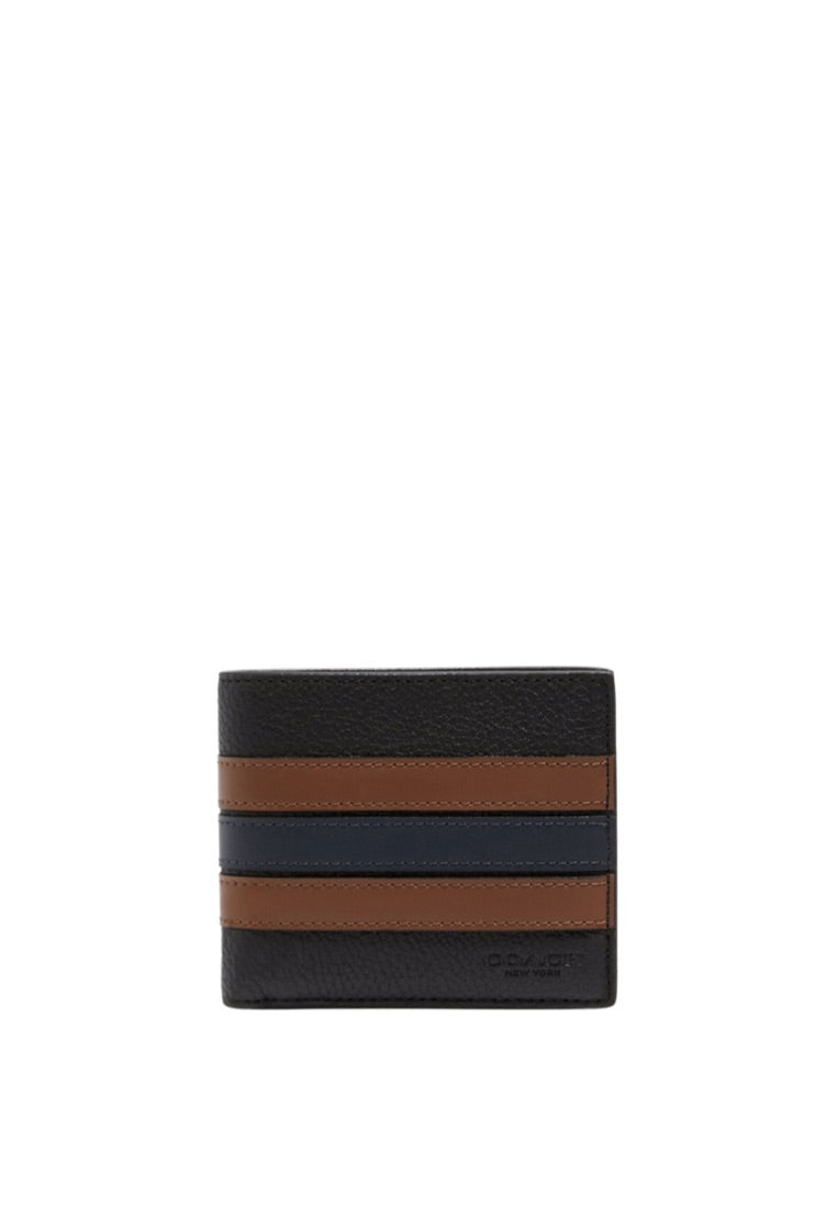 3 In 1 Wallet With Varsity Stripe Midnight