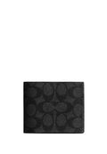 Id Billfold Wallet In Signature Canvas Black