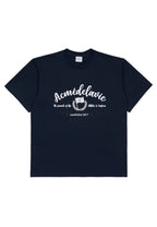 Script Flag Logo Short Sleeve T-Shirt Navy