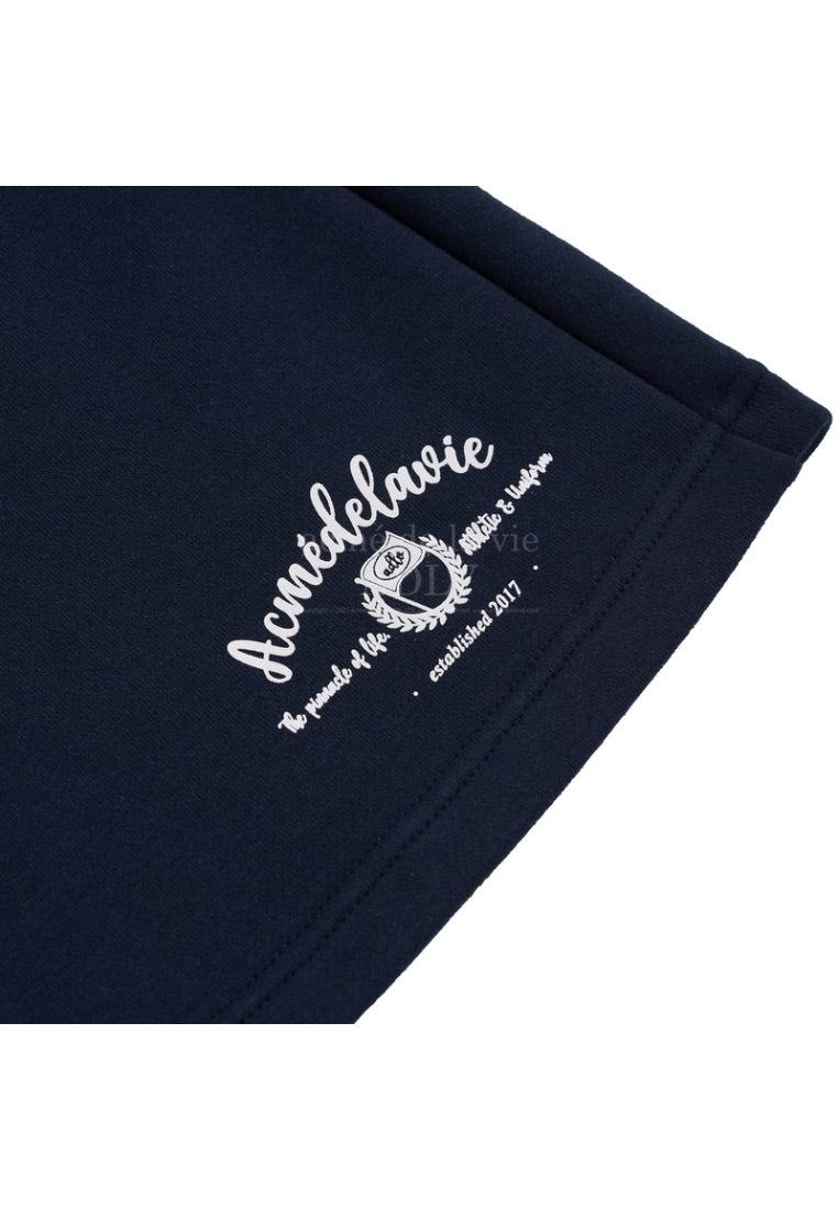 Script Flag Logo Short Pants Navy