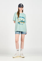 Euphoria Giraffe Short Sleeve T-Shirt Mint