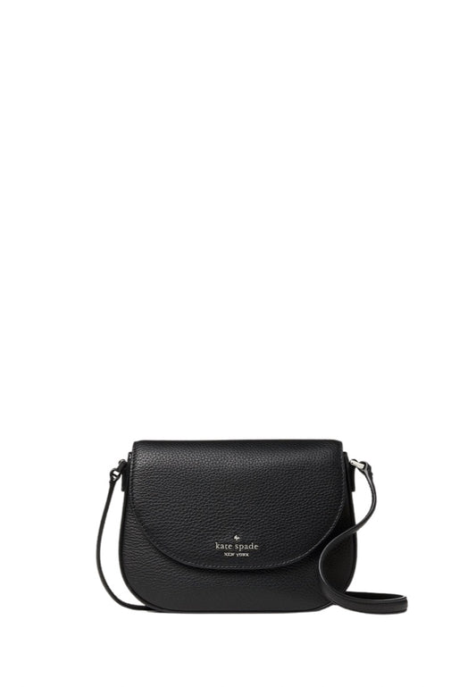 Leila Mini Flap Crossbody Black
