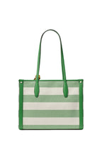 Market Cabana Canvas Medium Tote Green Multi