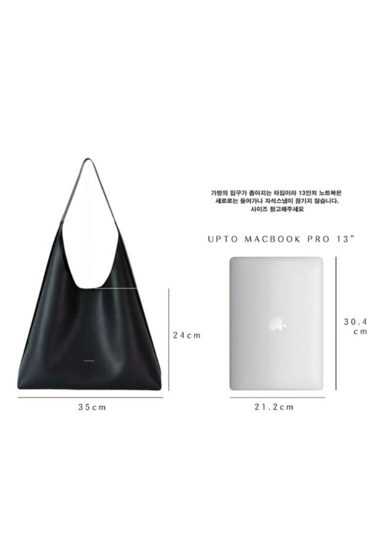 LOG Big Hobo Bag Dark Brown