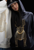 Gold Big Radog Hoodie Black
