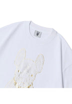 Gold Big Radog T-Shirt Pattern White